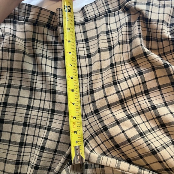 Sanctuary Carnaby Kick Crop Pant Tucson Plaid Elastic Waistband Stretch 1X - Picture 8 of 8